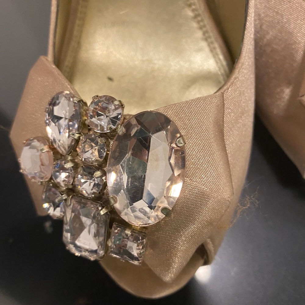 Lulu Townsand Gold Shoes
